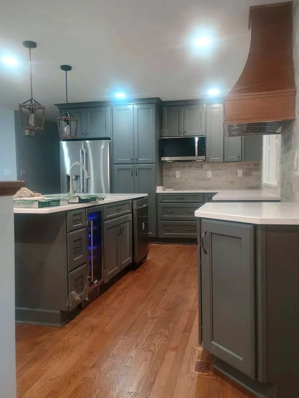 Kitchen Remodeling — Gray Cabinetry